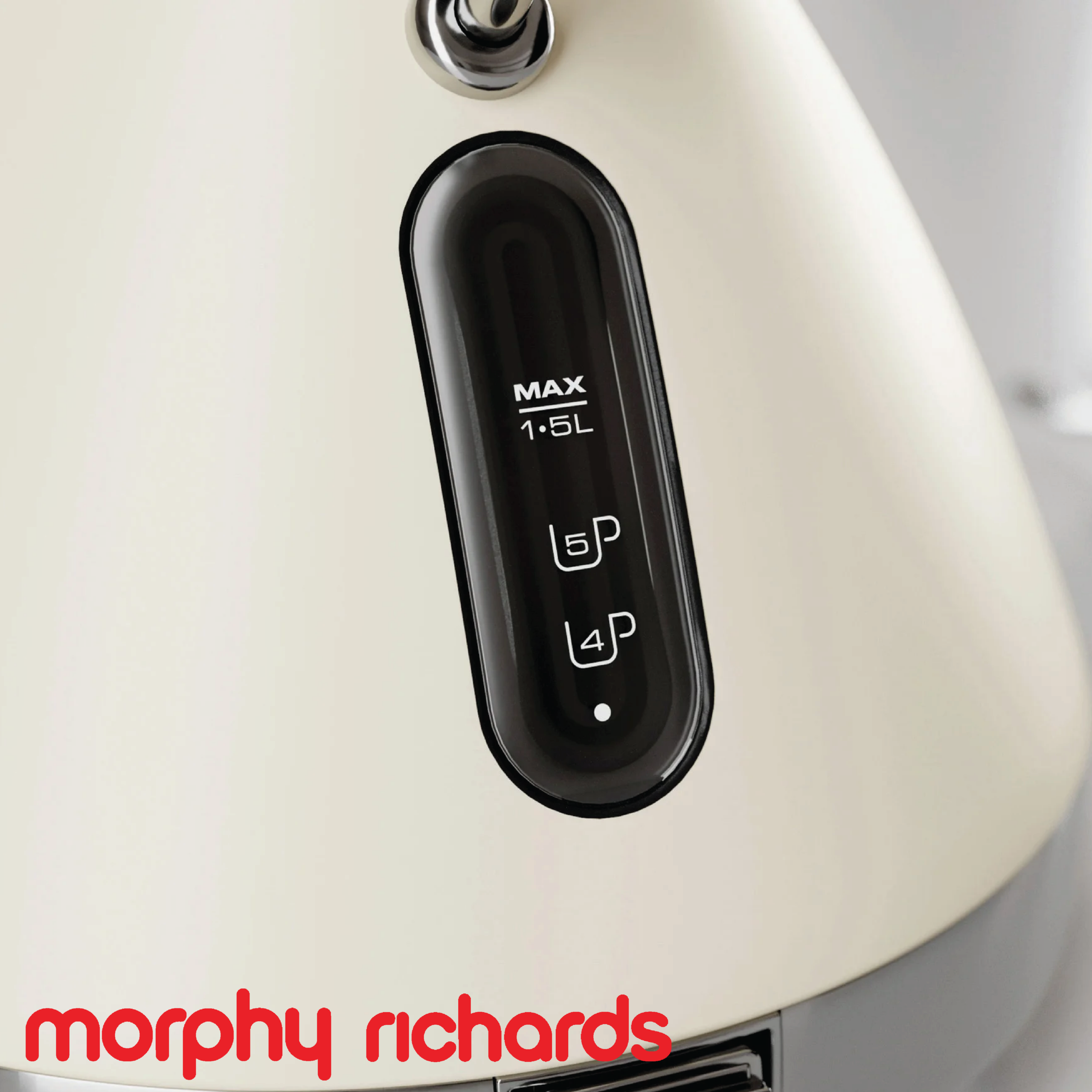 Hervidor Eléctrico Piramidal - Color Crema - Imagen de 3