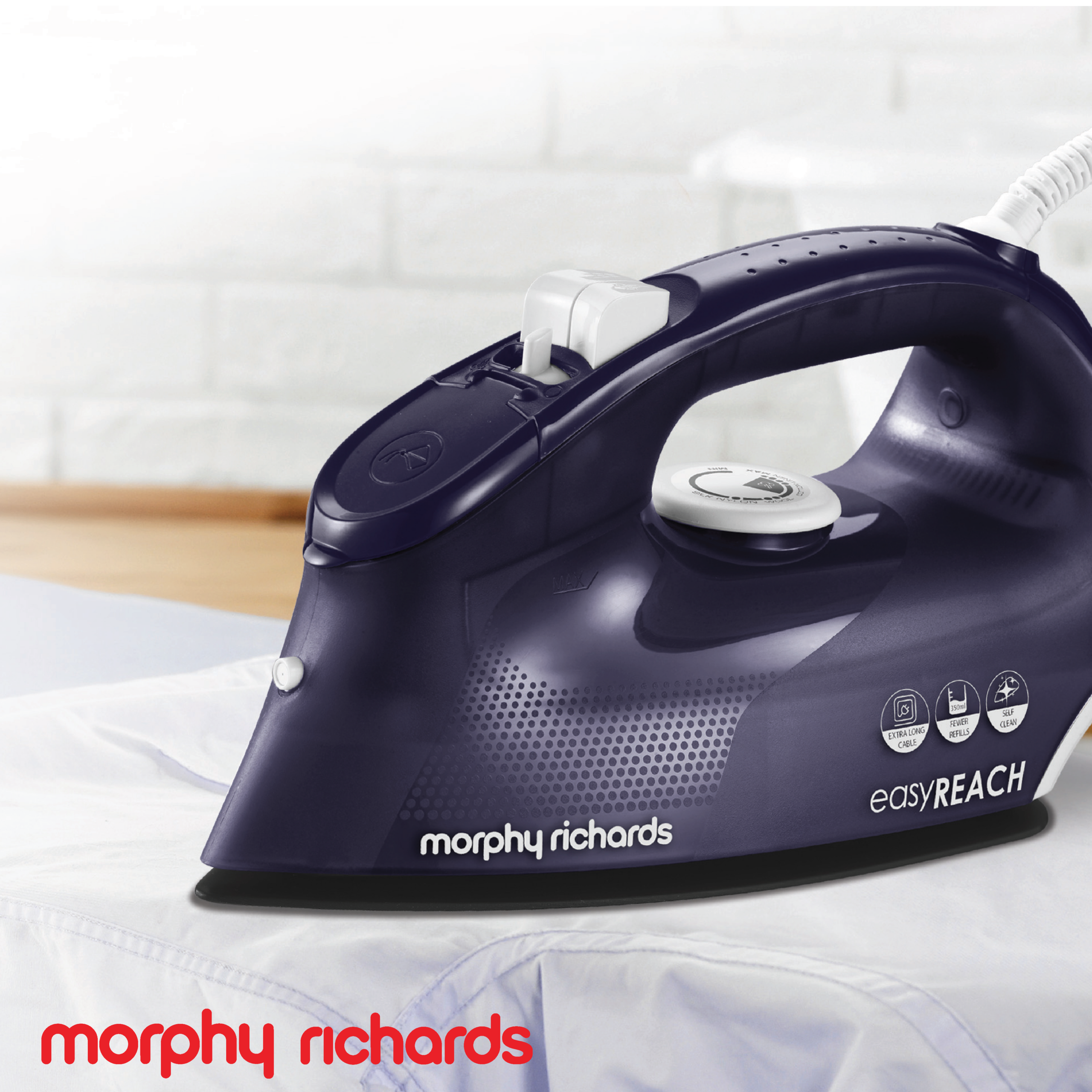 Plancha de Vapor Easy Reach Púrpura 1700 Watts