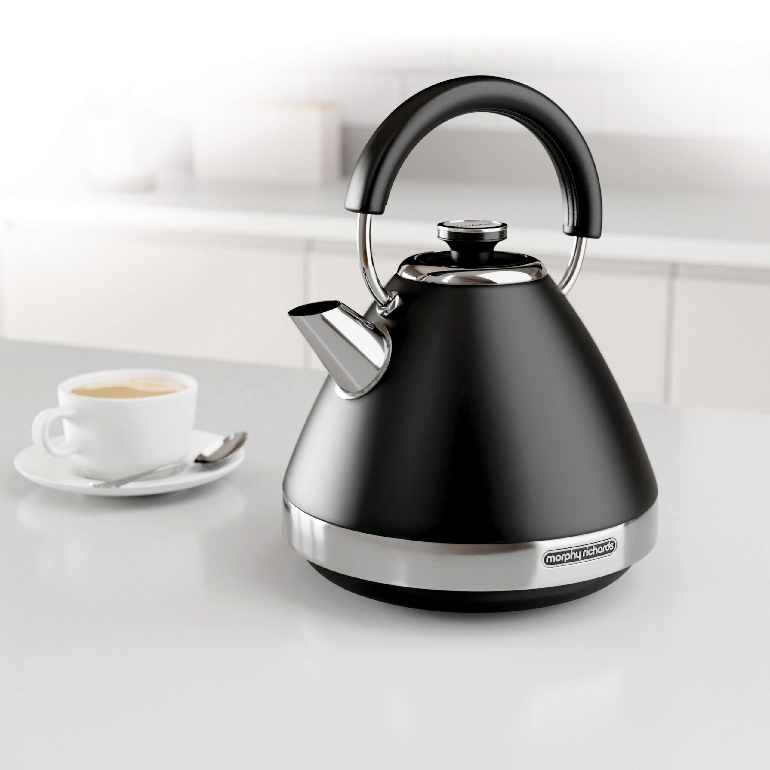 Hervidor Eléctrico Piramidal - Color Negro - Imagen de 2