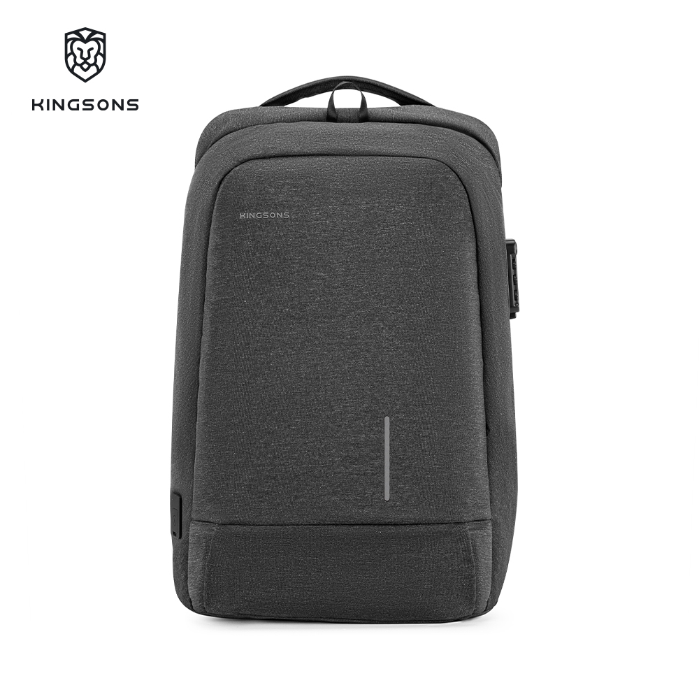 15.6” laptop backpack with USB port with TSA lock
