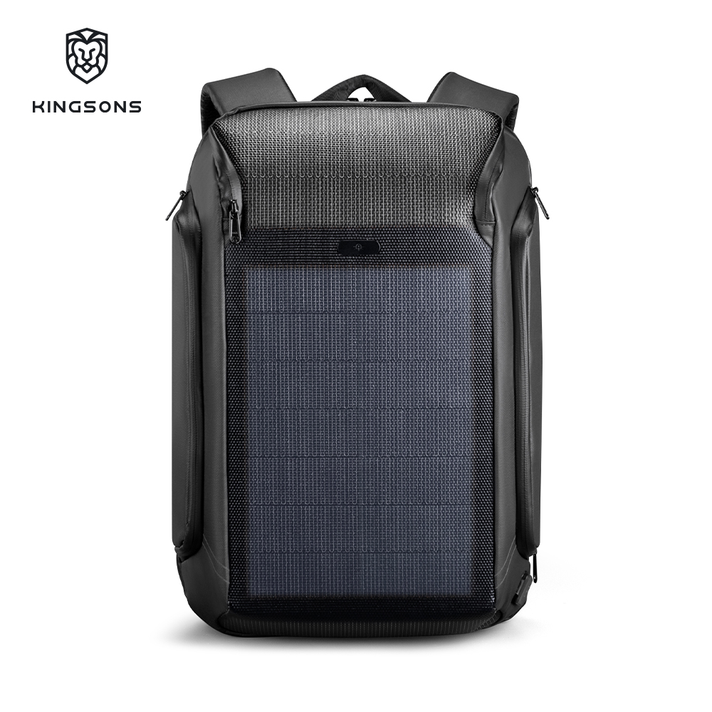 Solar charge backpack fit for 15.6” laptop