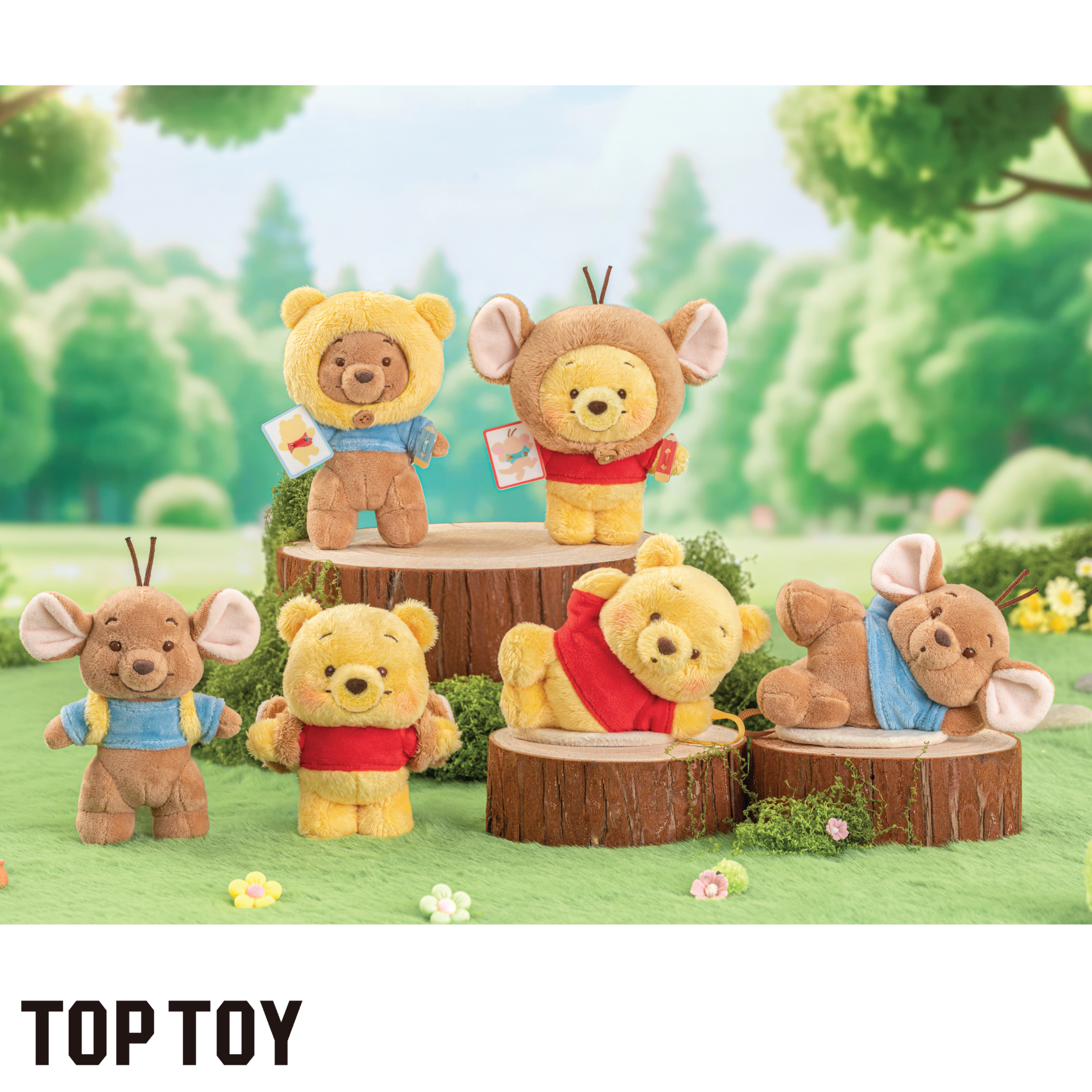 Disney Winnie the Pooh & Roo Forever friends Series Plush Blind Box