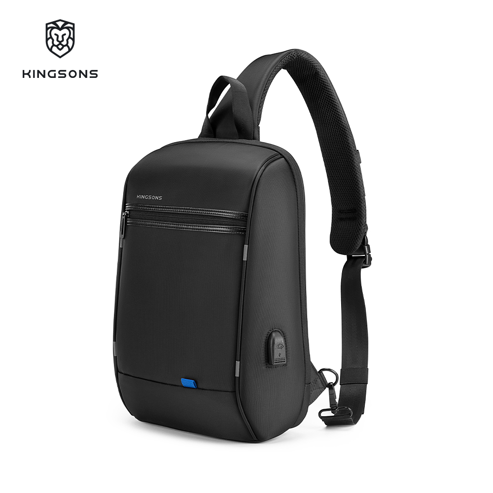 13.3” sling bag with with TSA lock with USB port