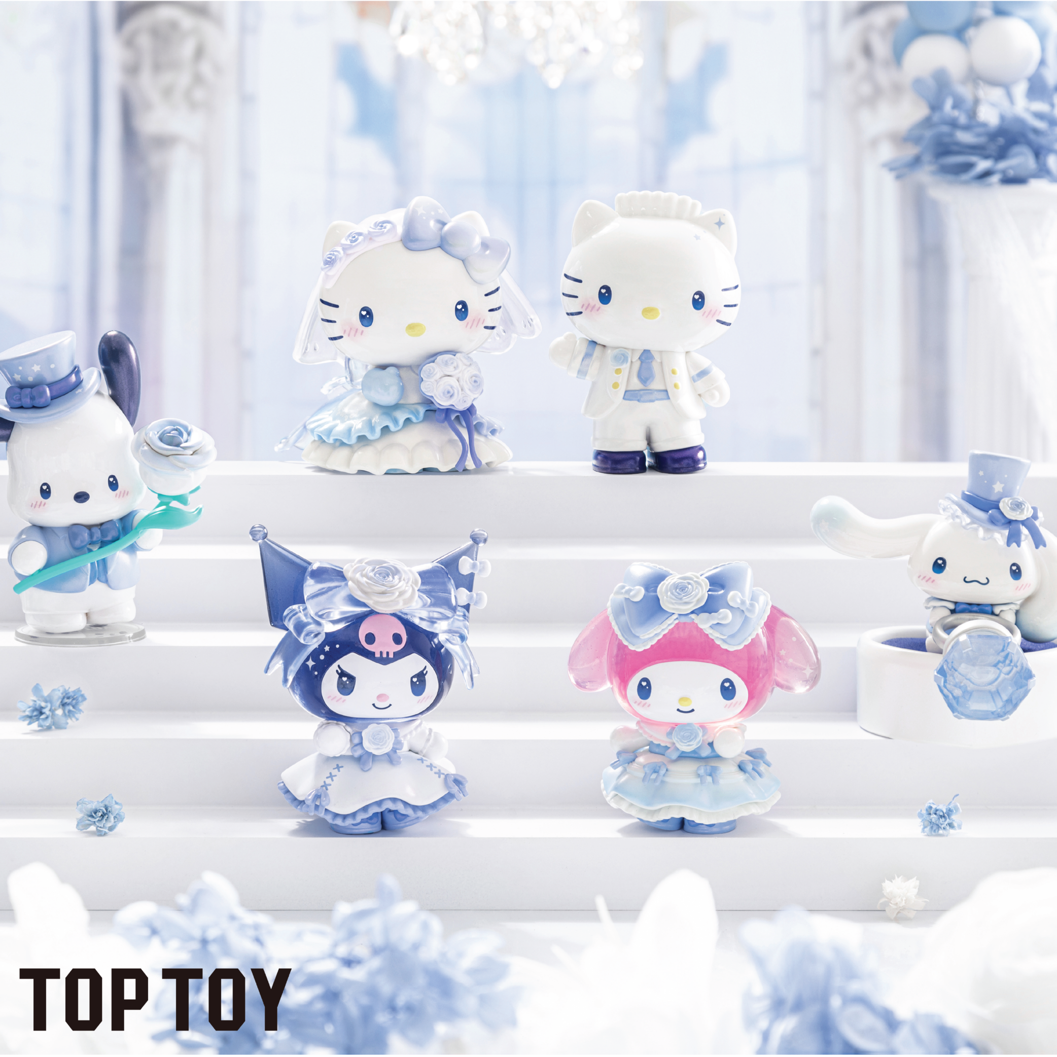 Sanrio characters Romantic Wedding Series Figures Blind Box