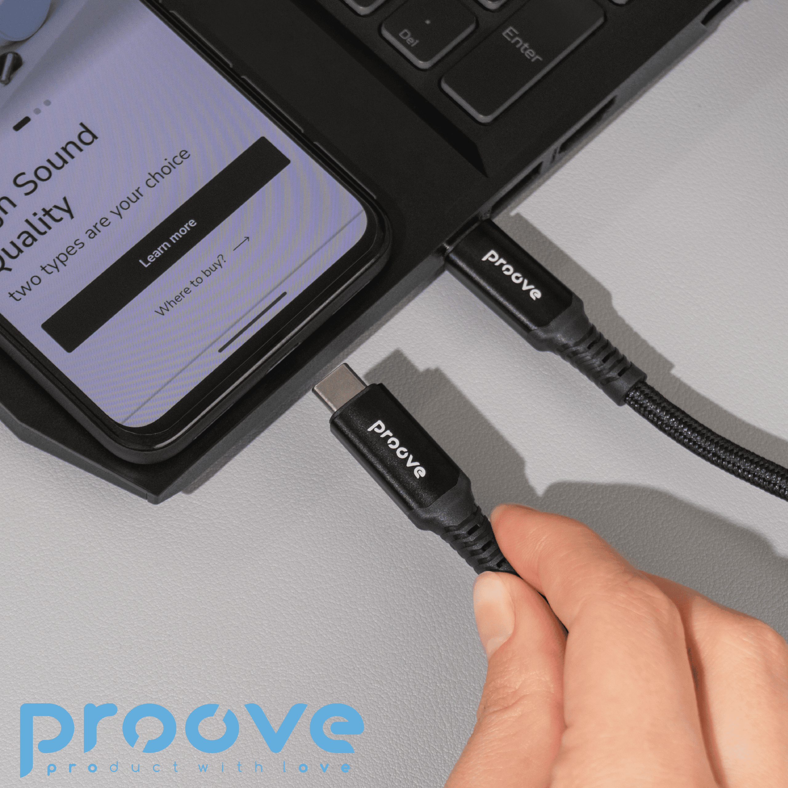 Cable Proove Speed Line Type-C to Type-C 240W (1m)