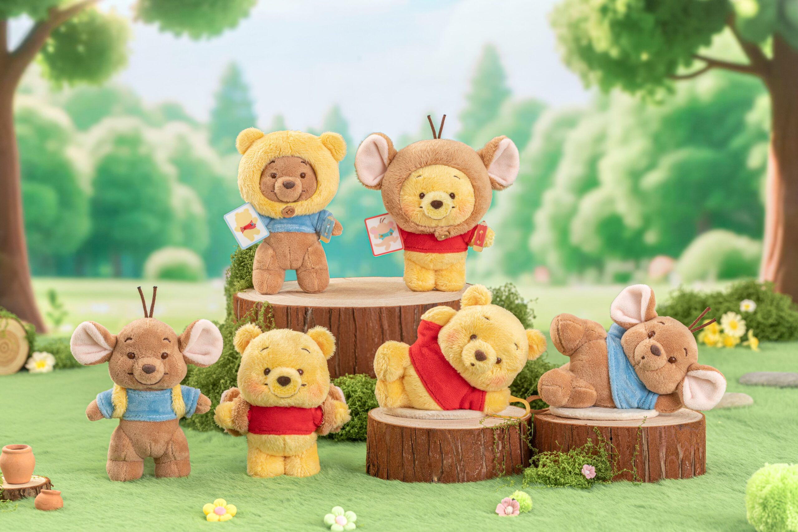 Disney Winnie the Pooh & Roo Forever friends Series Plush Blind Box