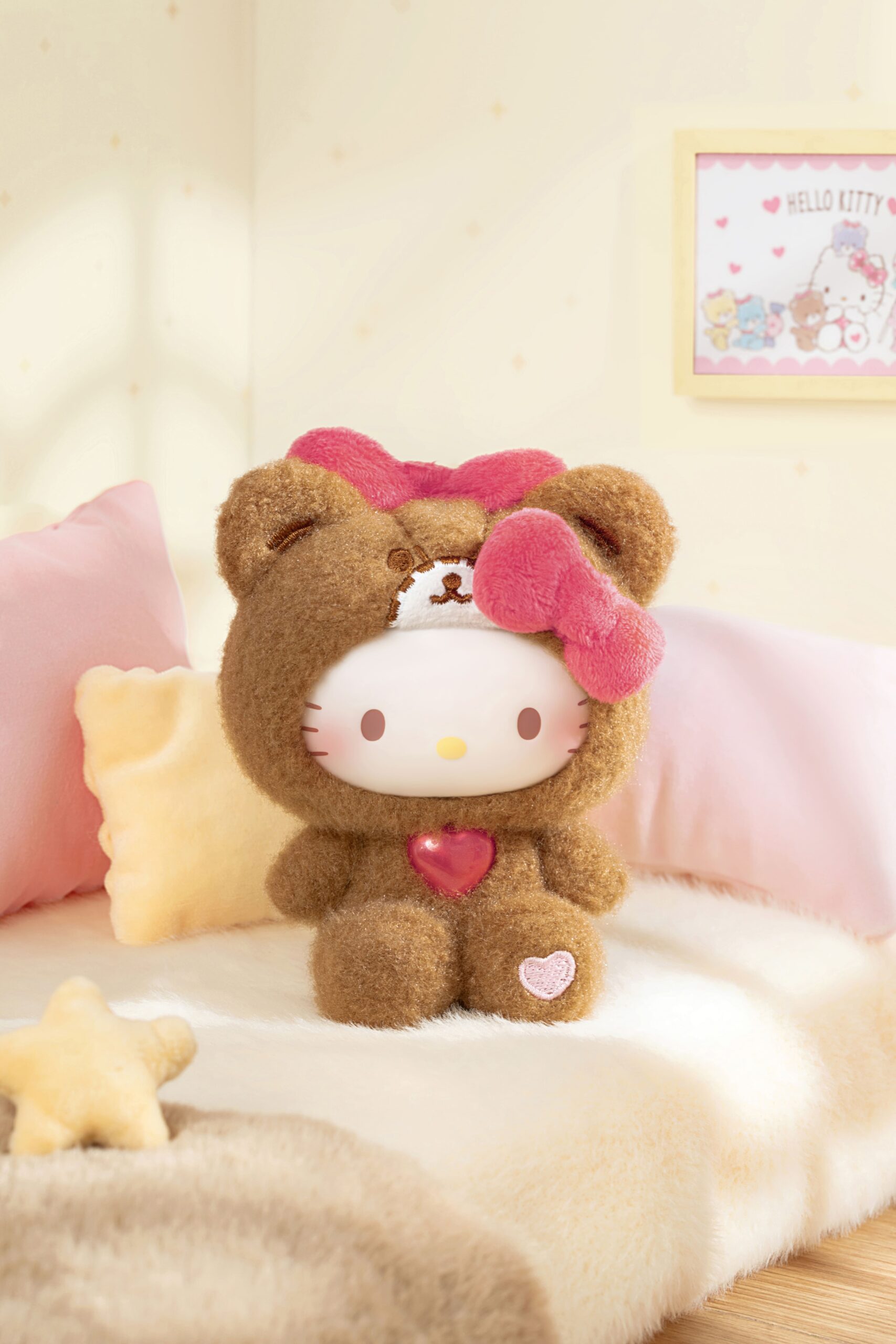 Hello Kitty Teddy Pajamas Series Plush Pendant Blind Box - Imagen de 2