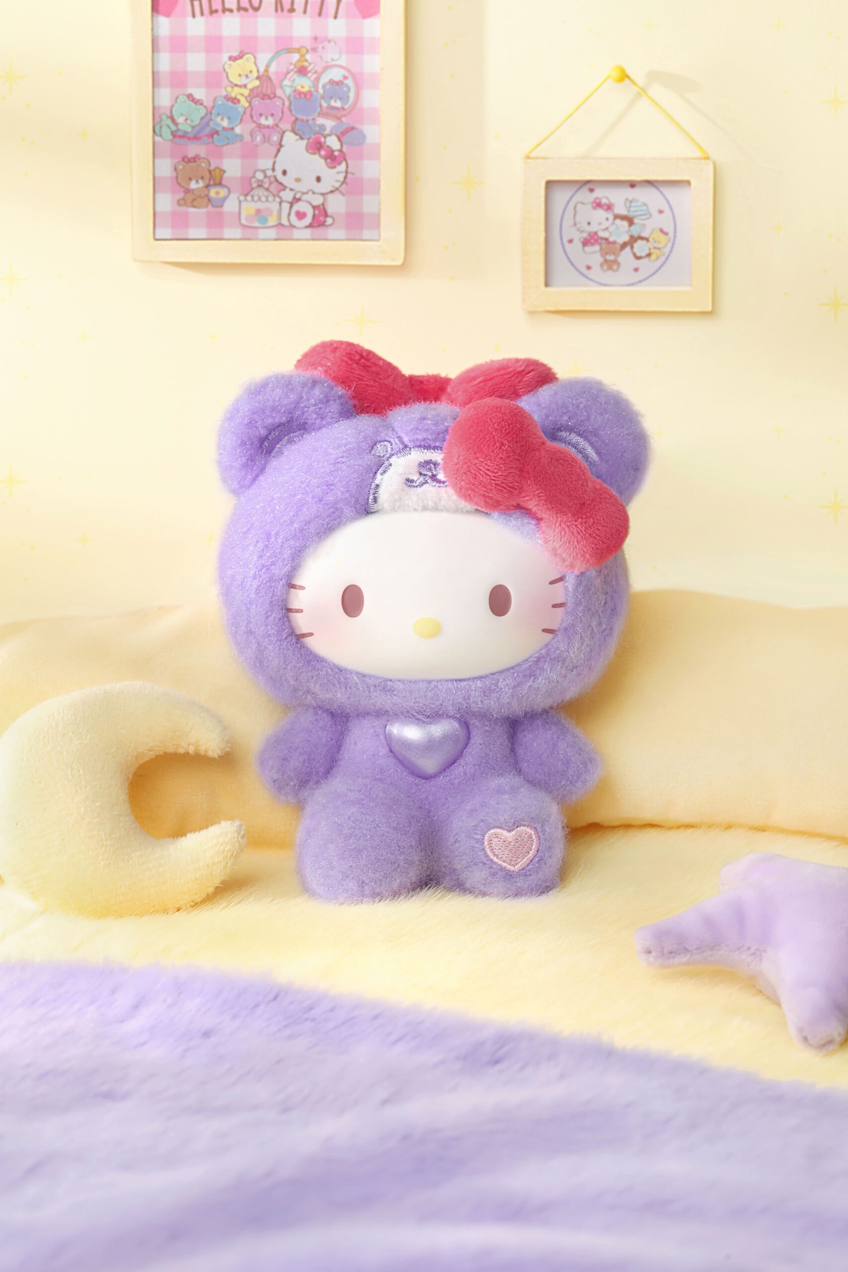 Hello Kitty Teddy Pajamas Series Plush Pendant Blind Box - Imagen de 3