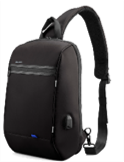 13.3” sling bag with with TSA lock with USB port