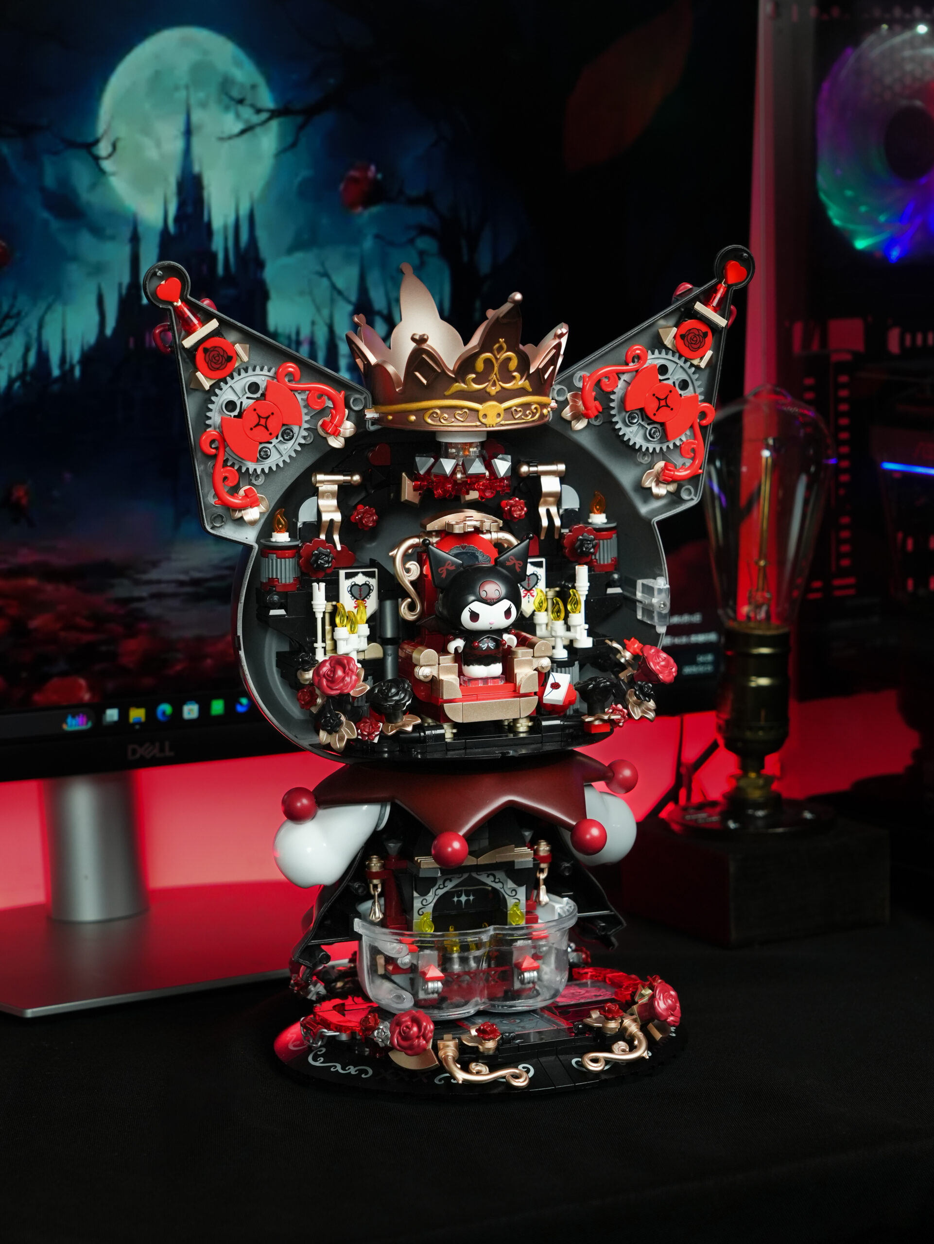 Sanrio Characters-Kuromi Dark Castle Big Figure Building Blocks