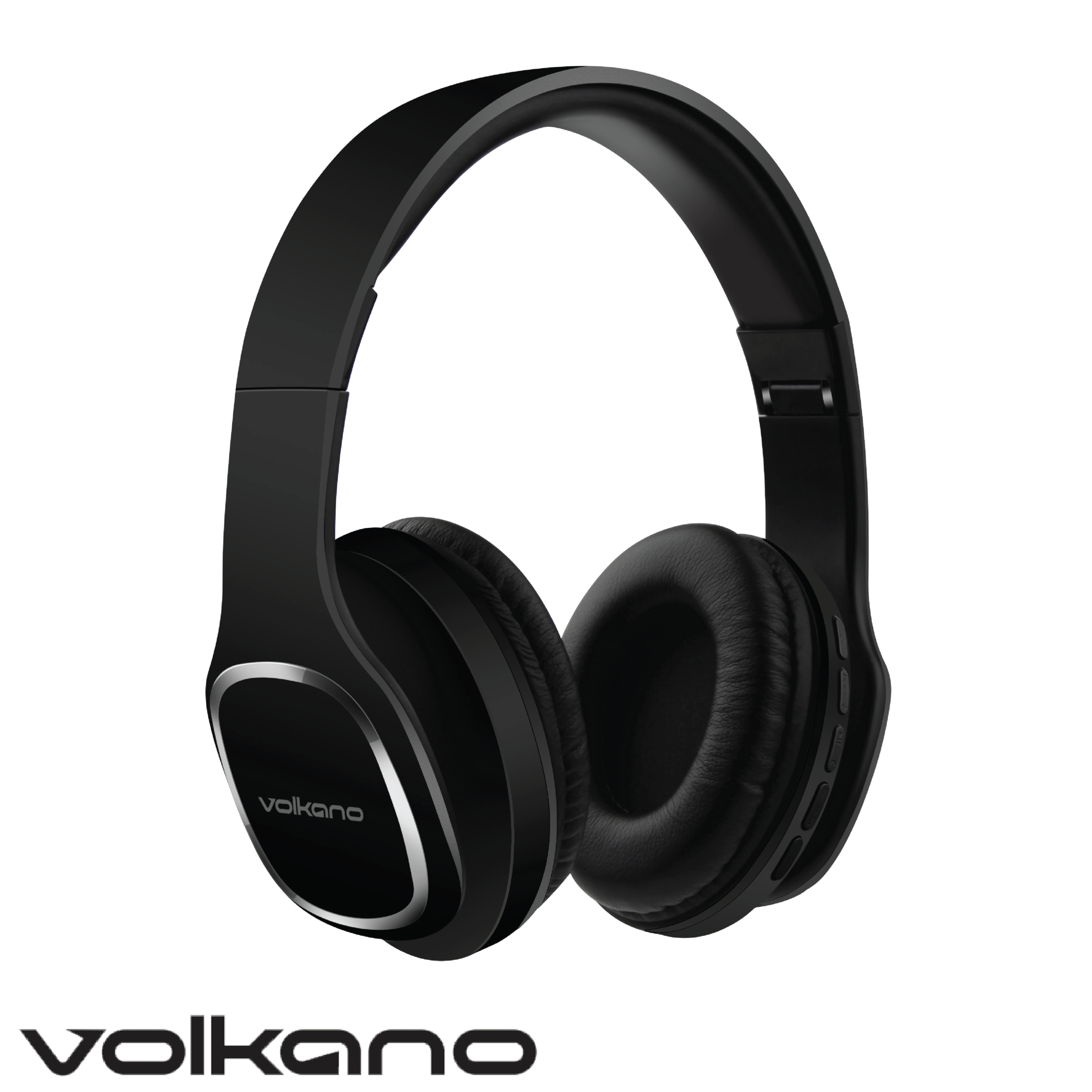 Volkano Phonic Series Bluetooth full size headphones – black