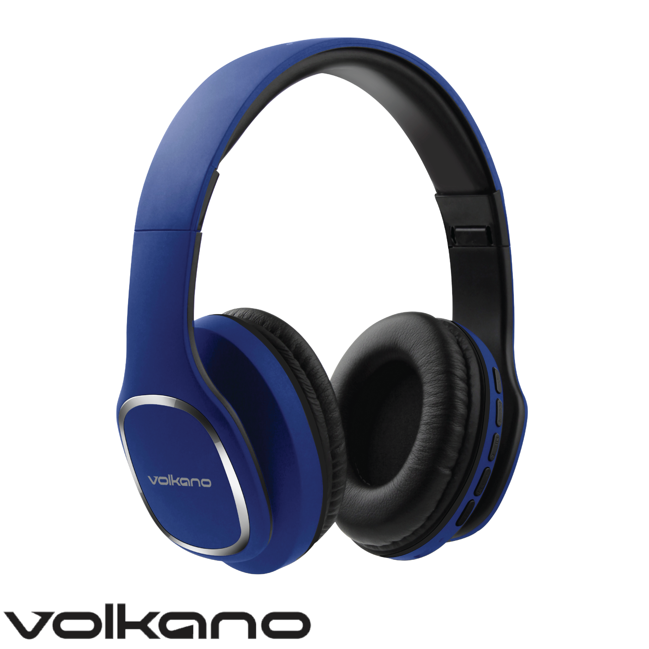 Volkano Phonic Series Bluetooth full size headphones – blue