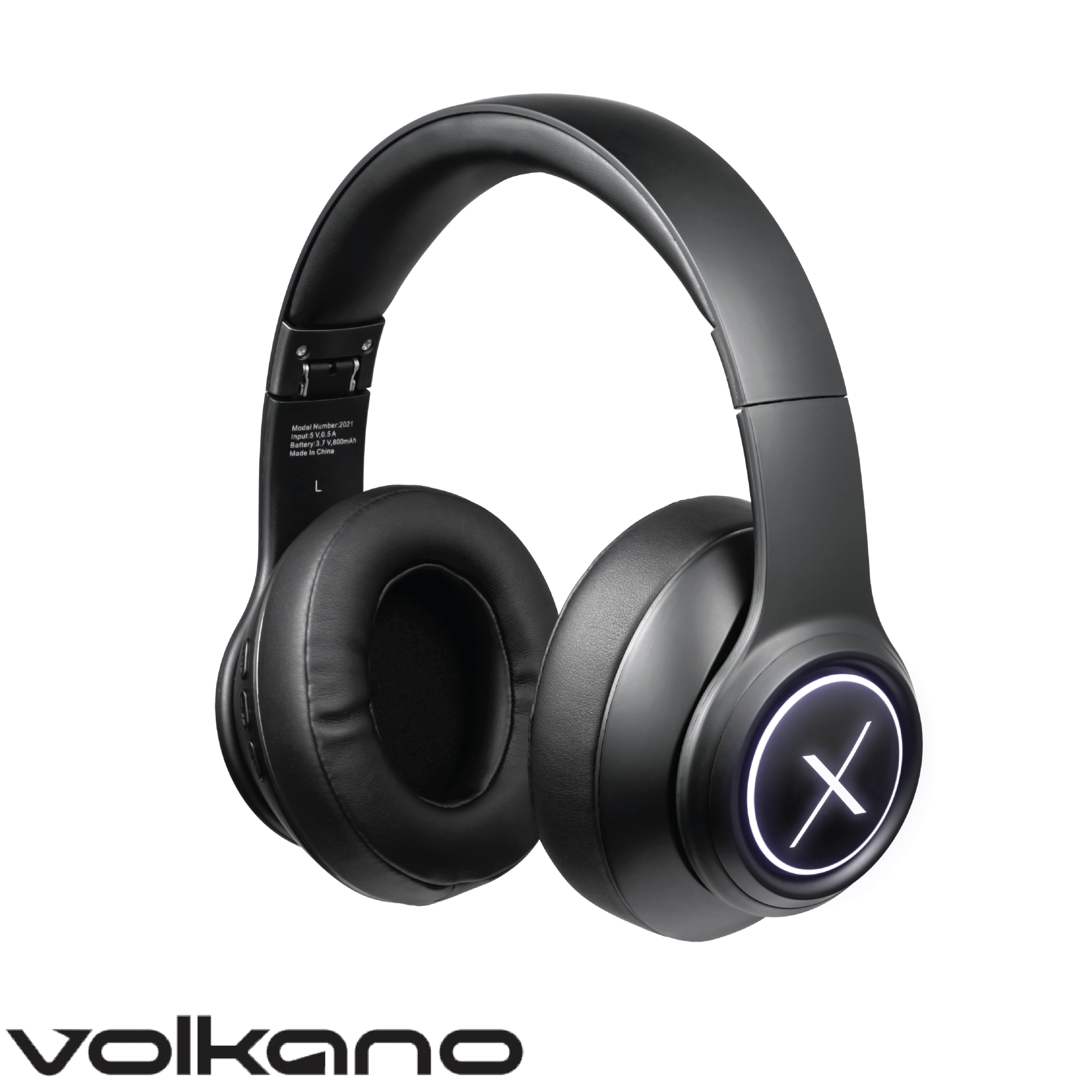 VolkanoX Quasar Series Bluetooth Headphones – Black