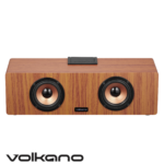 Barra de Sonido Volkano Retro con Acabado en Madera