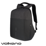 Mochila para Laptop Volkano Smart Deux - Negro/Gris Carbon