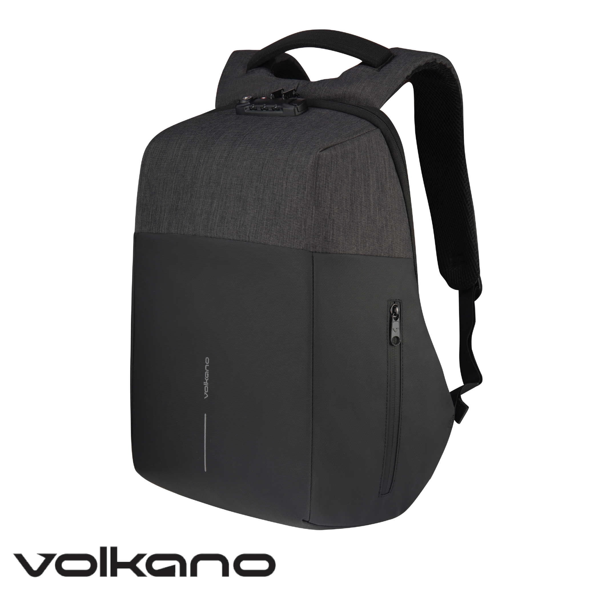 Volkano Smart Deux Laptop Backpack Black/Charcoal.