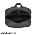 Mochila para Laptop Volkano Pulse 15.6 Gris Carbon - Imagen de 4