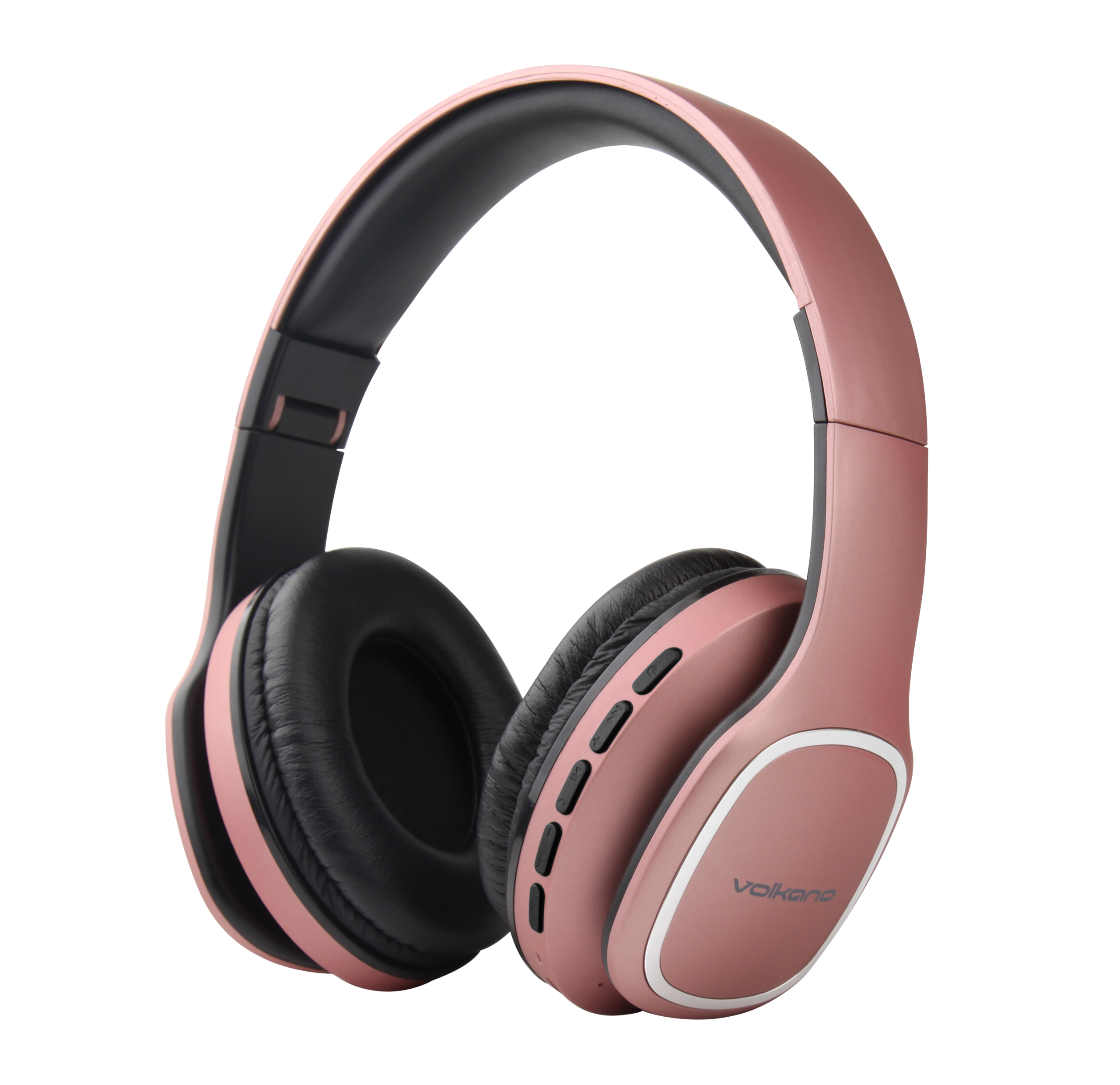 Volkano Phonic Series Bluetooth full size headphones – Rose Gold