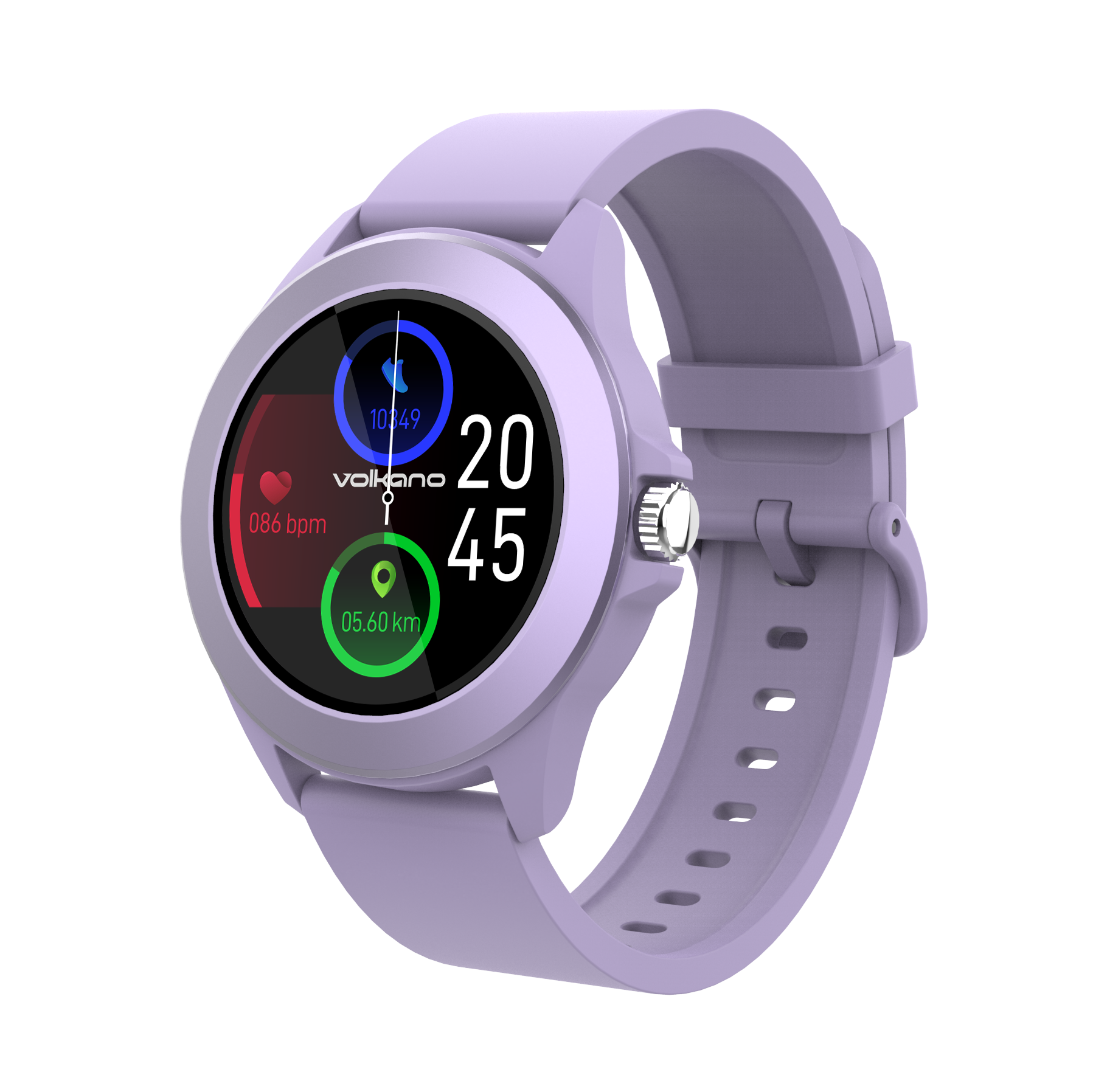 Volkano Splash series Smartwatch redondo - Morado