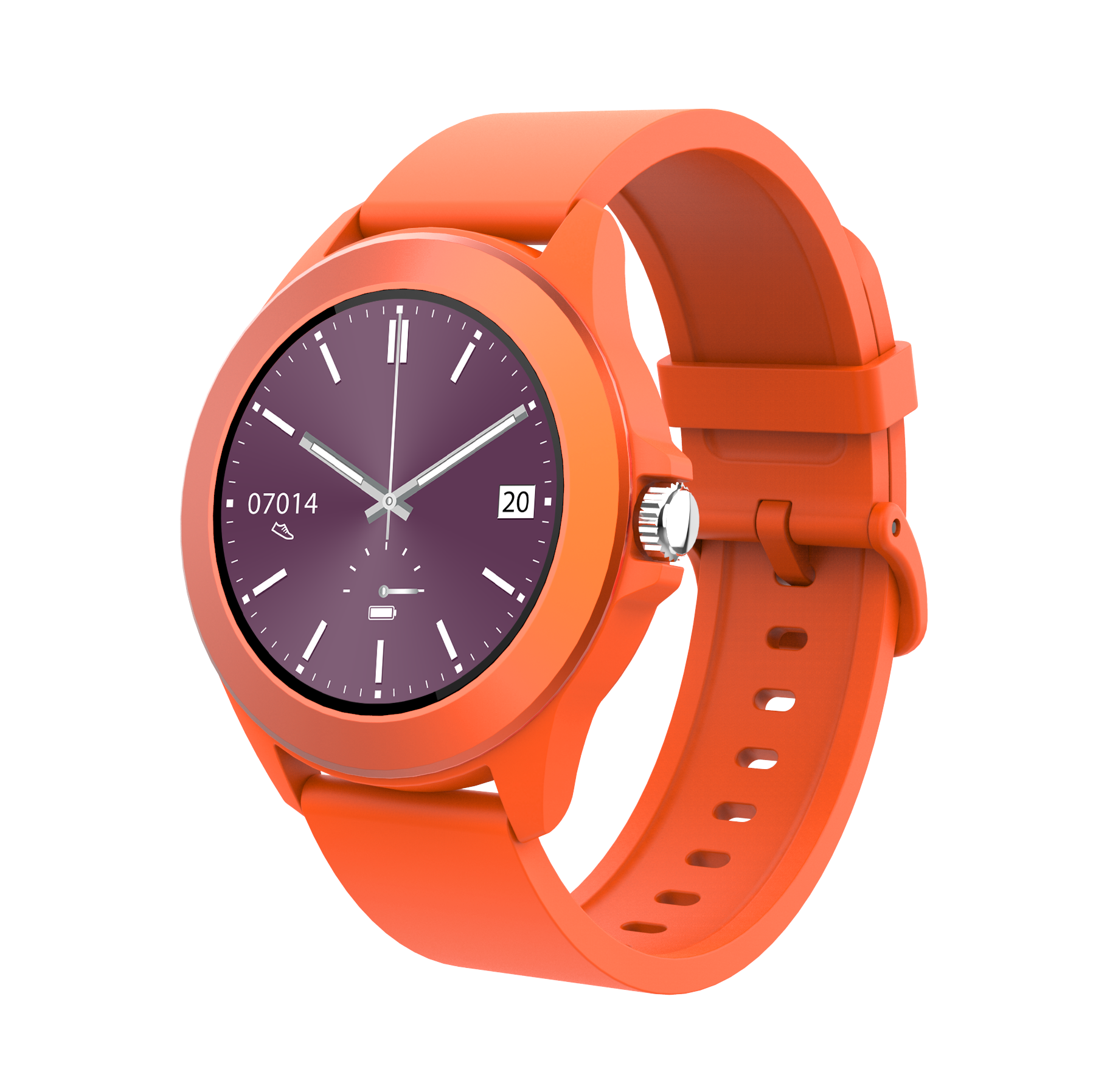 Volkano Splash series Smartwatch redondo – Naranja