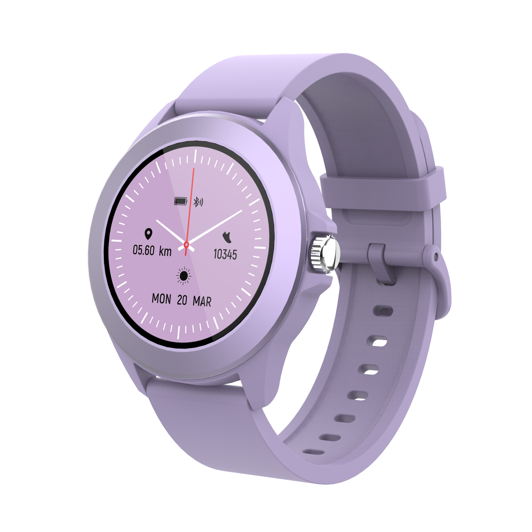 Volkano Splash series Smartwatch redondo - Morado - Imagen de 4