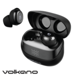 Volkano Pisces Serie 2.0 TWS Auriculares + Estuche de Carga - Negro - Imagen de 2