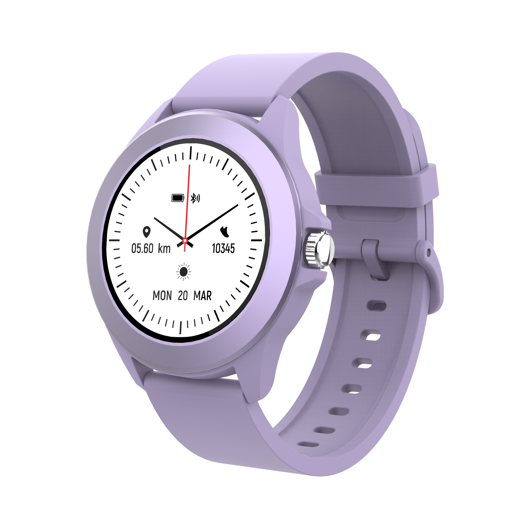 Volkano Splash series Smartwatch redondo - Morado - Imagen de 2