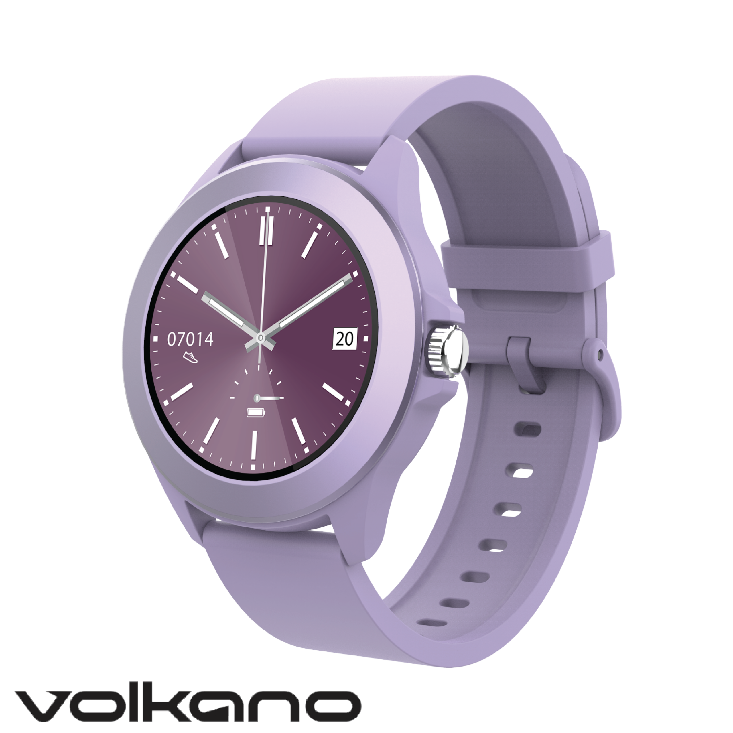 Volkano Splash series Smartwatch redondo – Morado