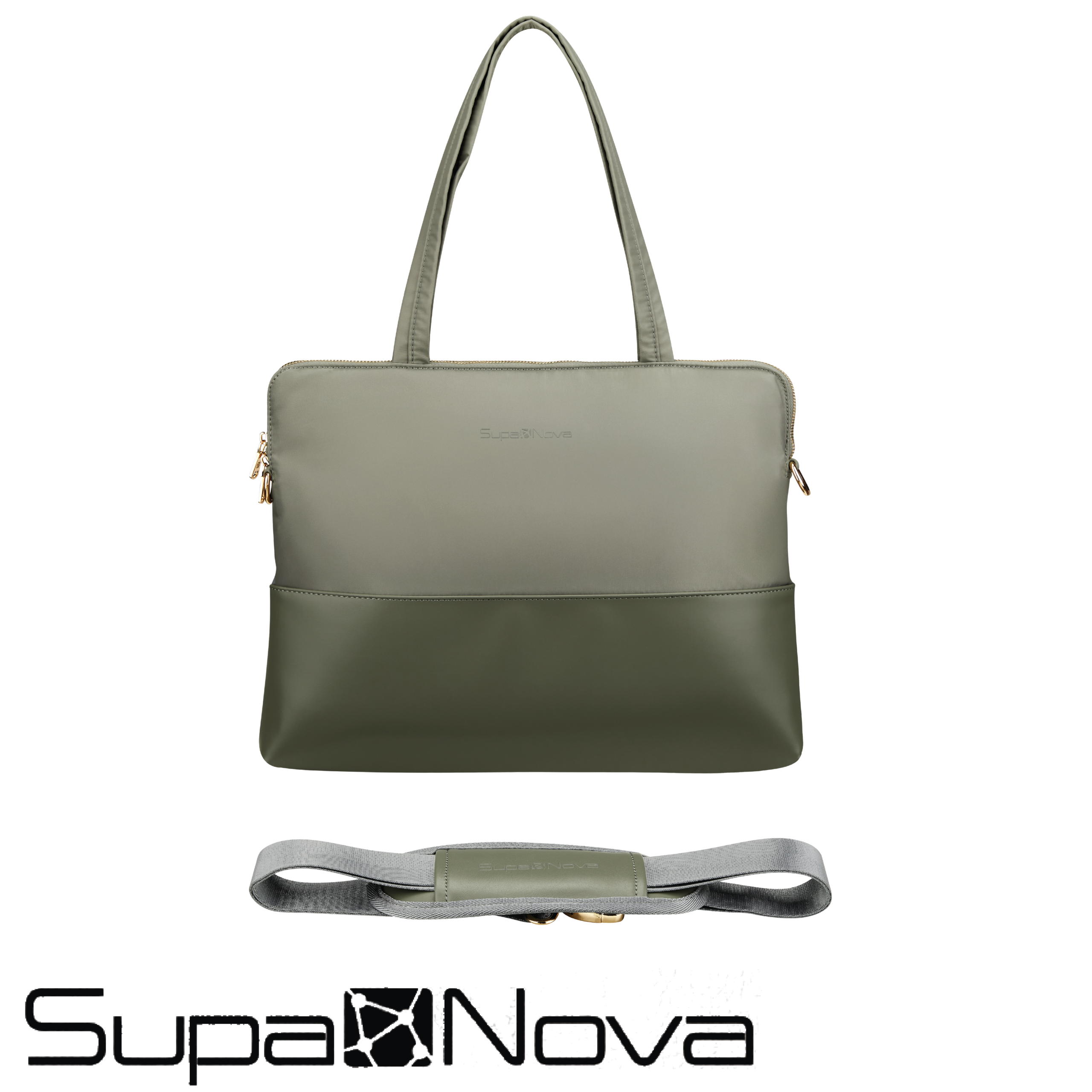Bolso de mano para Laptop Supanova Gwen 15.6″ Moss Green