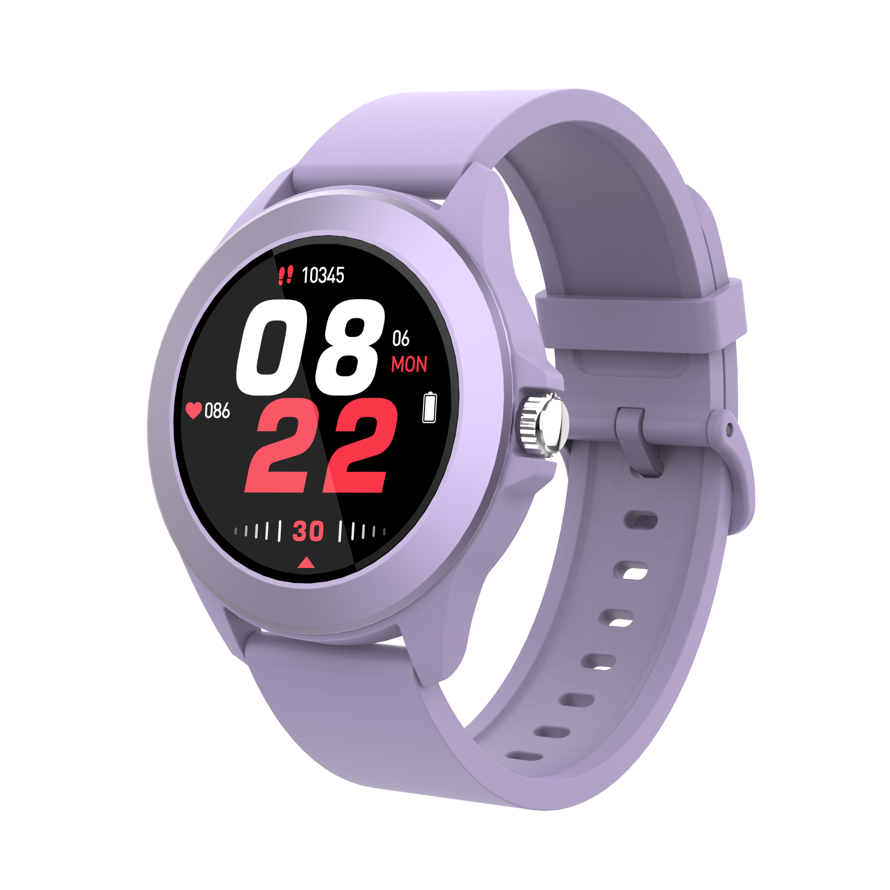 Volkano Splash series Smartwatch redondo - Morado - Imagen de 3