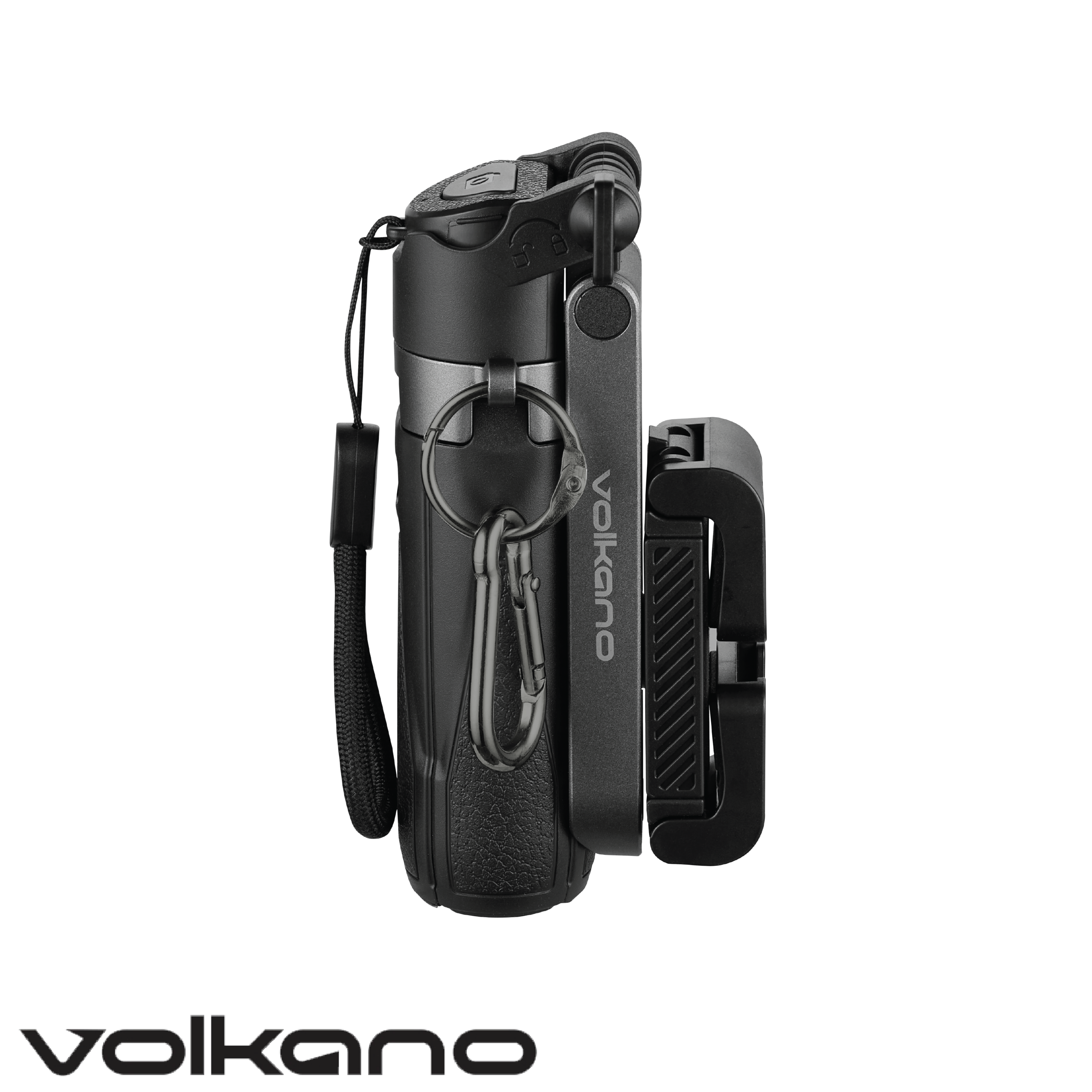 Volkano FlexCam Mini Series 4 en 1 trípode multifuncional para teléfono, palo selfie, control remoto de cámara Bluetooth y trípode - Imagen de 2