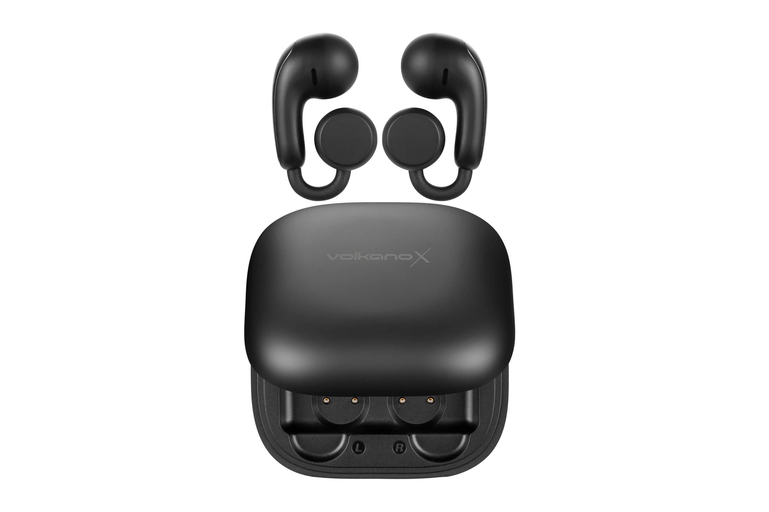 VolkanoX O400 Auriculares OWS de conducción de aire en el oído – Negro