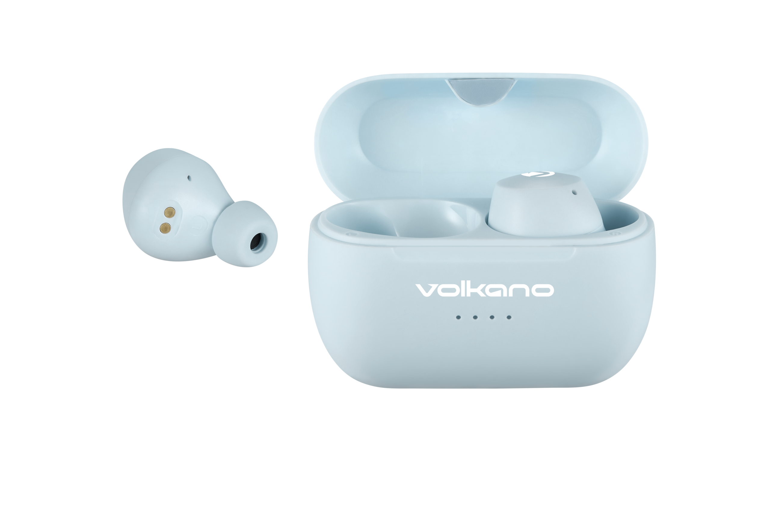 Volkano Pisces Serie 2.0 TWS Auriculares + Estuche de Carga - Azul - Imagen de 4