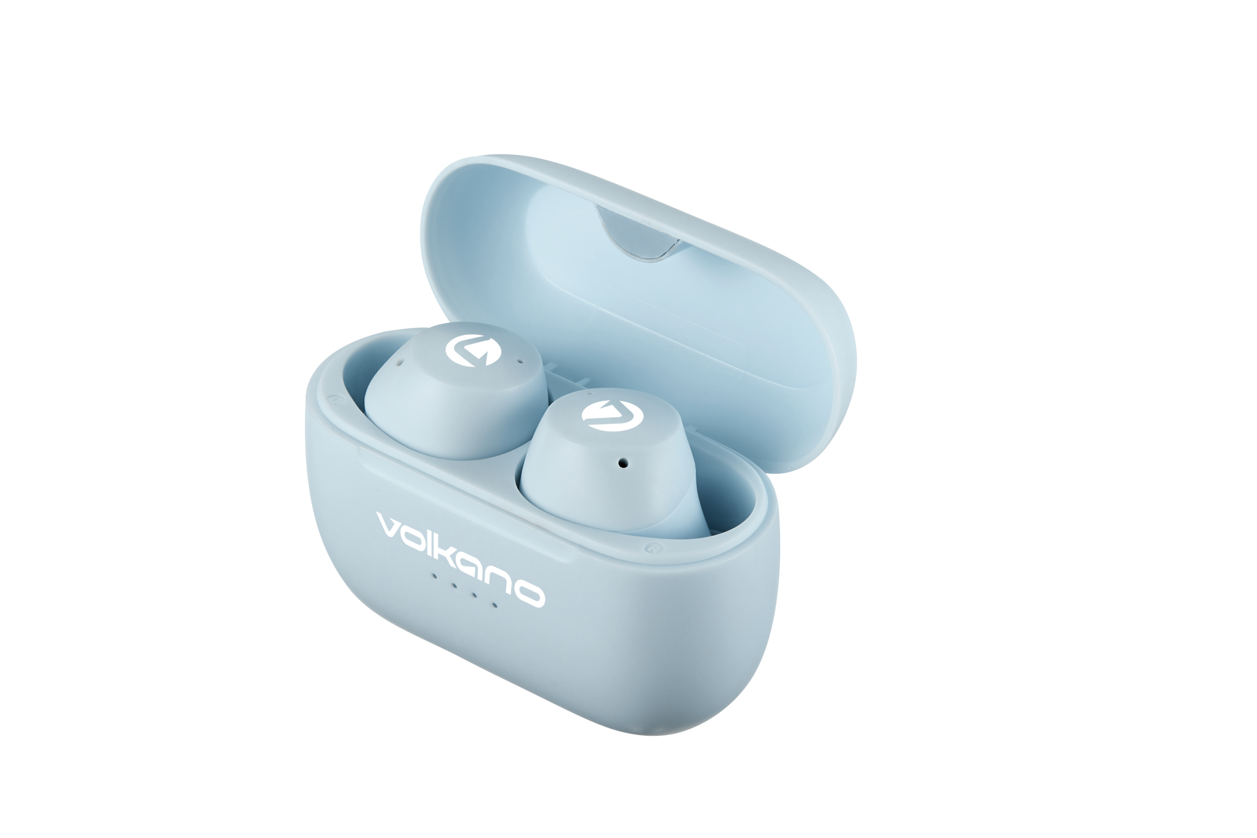 Volkano Pisces Serie 2.0 TWS Auriculares + Estuche de Carga – Azul