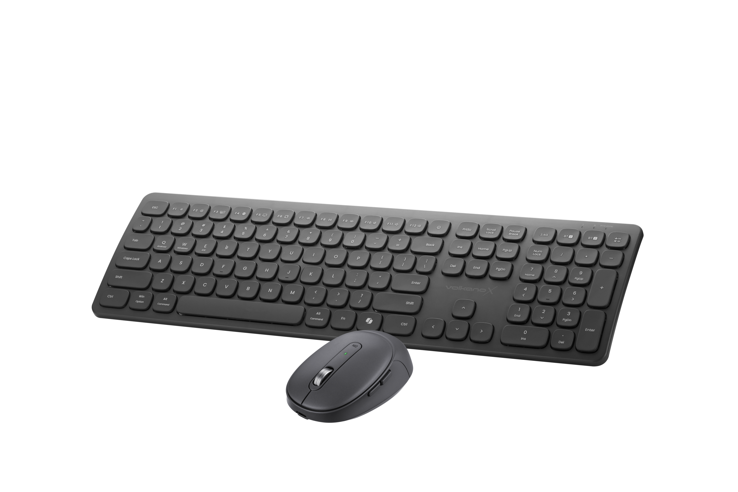 Combo de teclado y ratón inalámbricos Bluetooth VolkanoX Ignite - Grafito - Imagen de 4