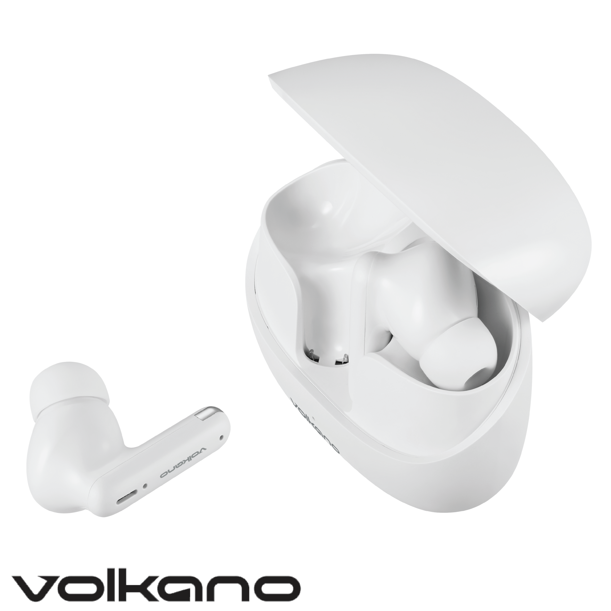Volkano Jupiter Series TWS Auriculares – Blanco