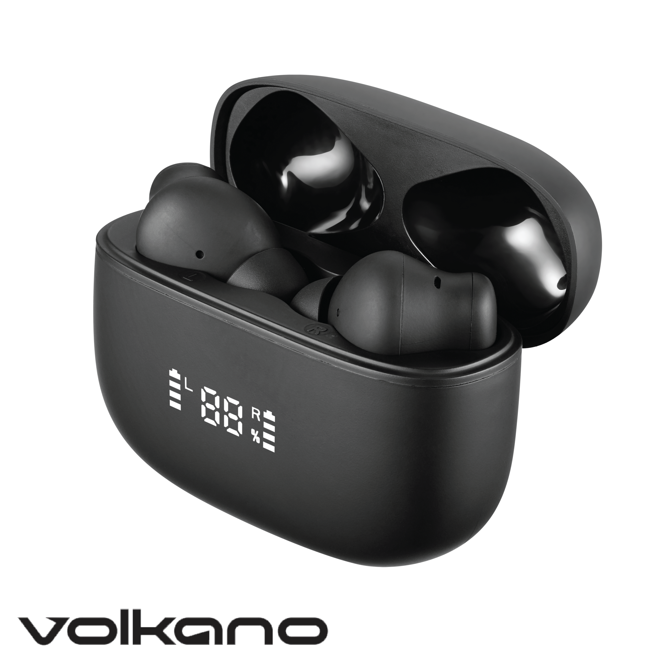 Auriculares Volkano Cove Series ANC + DUAL ENC TWS – Negro