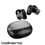 Volkano Sugar-Cube Auriculares inalámbricos con cancelación activa de ruido - Negro