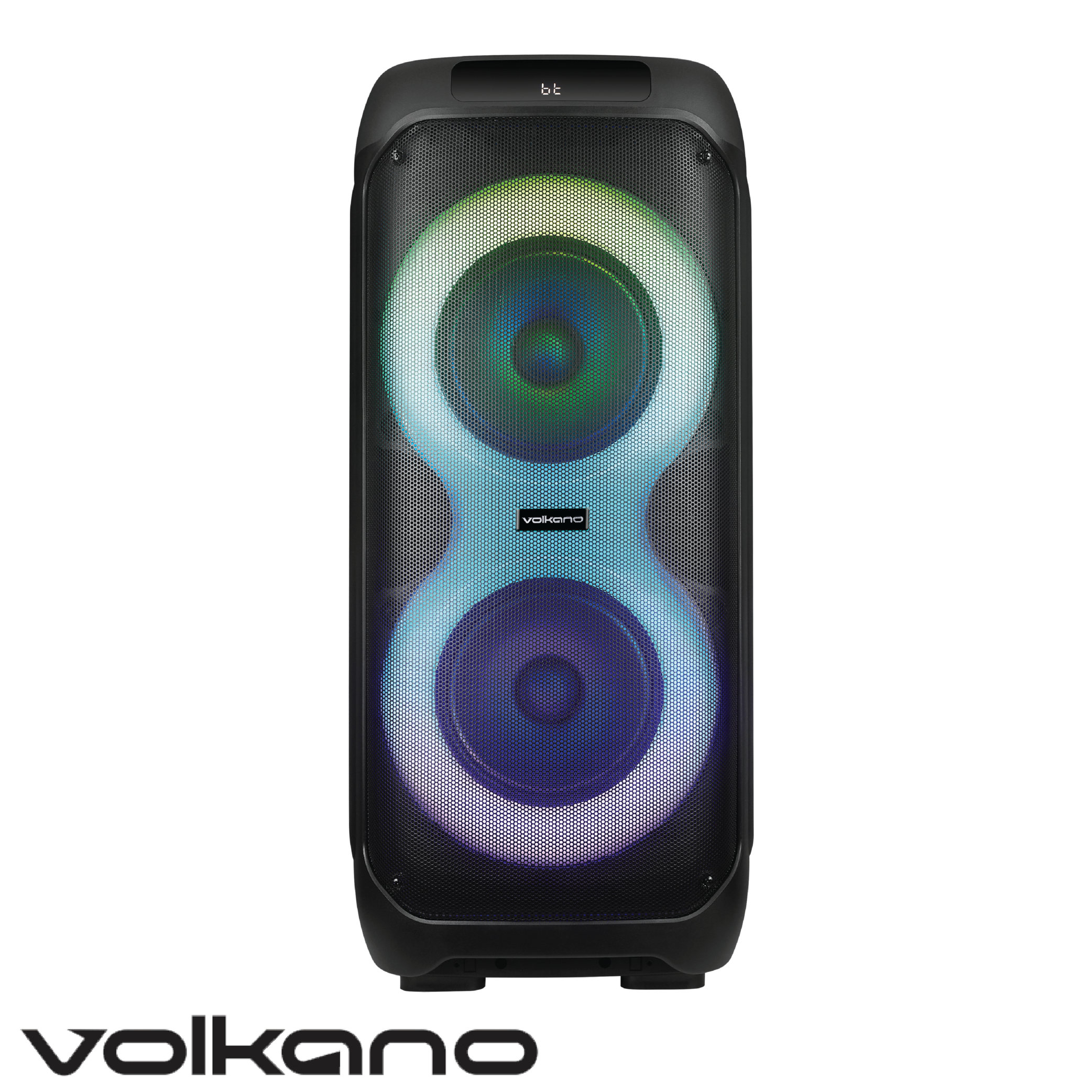 Volkano Groove Dual 8″ Altavoz para fiestas – Negro