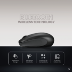 Raton inalambrico Bluetooth VolkanoX Magma - Grafito - Imagen de 3