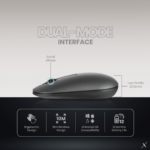 VolkanoX Lava Raton Inalambrico Bluetooth - gris plomo - Imagen de 2