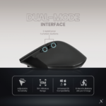 Raton inalambrico Bluetooth VolkanoX Phoenix - Grafito - Imagen de 3