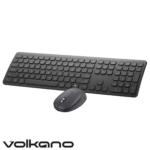 Combo de teclado y raton inalambricos Bluetooth VolkanoX Ignite - Grafito