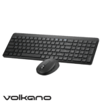 Combo de teclado y raton inalambricos Bluetooth VolkanoX Scorch - Grafito