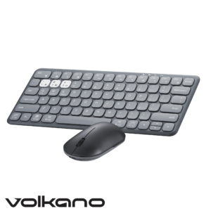Combo de teclado y mouse inalámbrico Bluetooth VolkanoX Blaze - Grafito