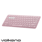 Combo de teclado y raton inalambricos Bluetooth VolkanoX Blaze - Rosa - Imagen de 3