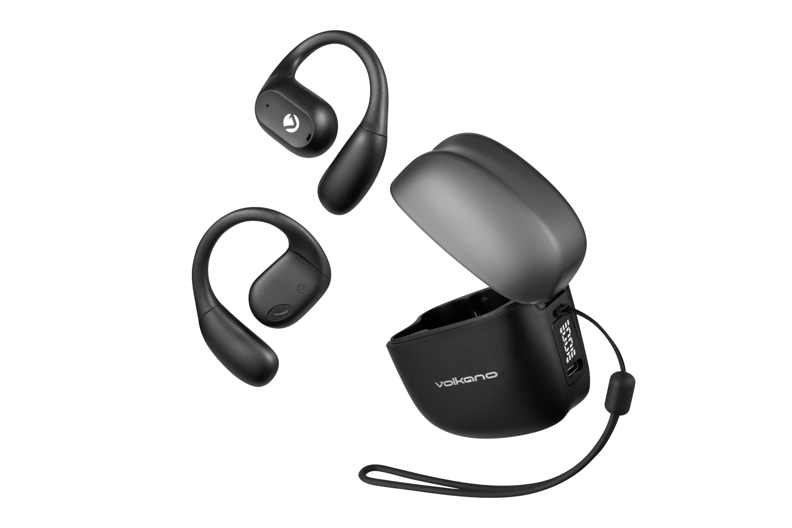 Volkano Riff Series Auriculares TWS de conducción aérea – Negro