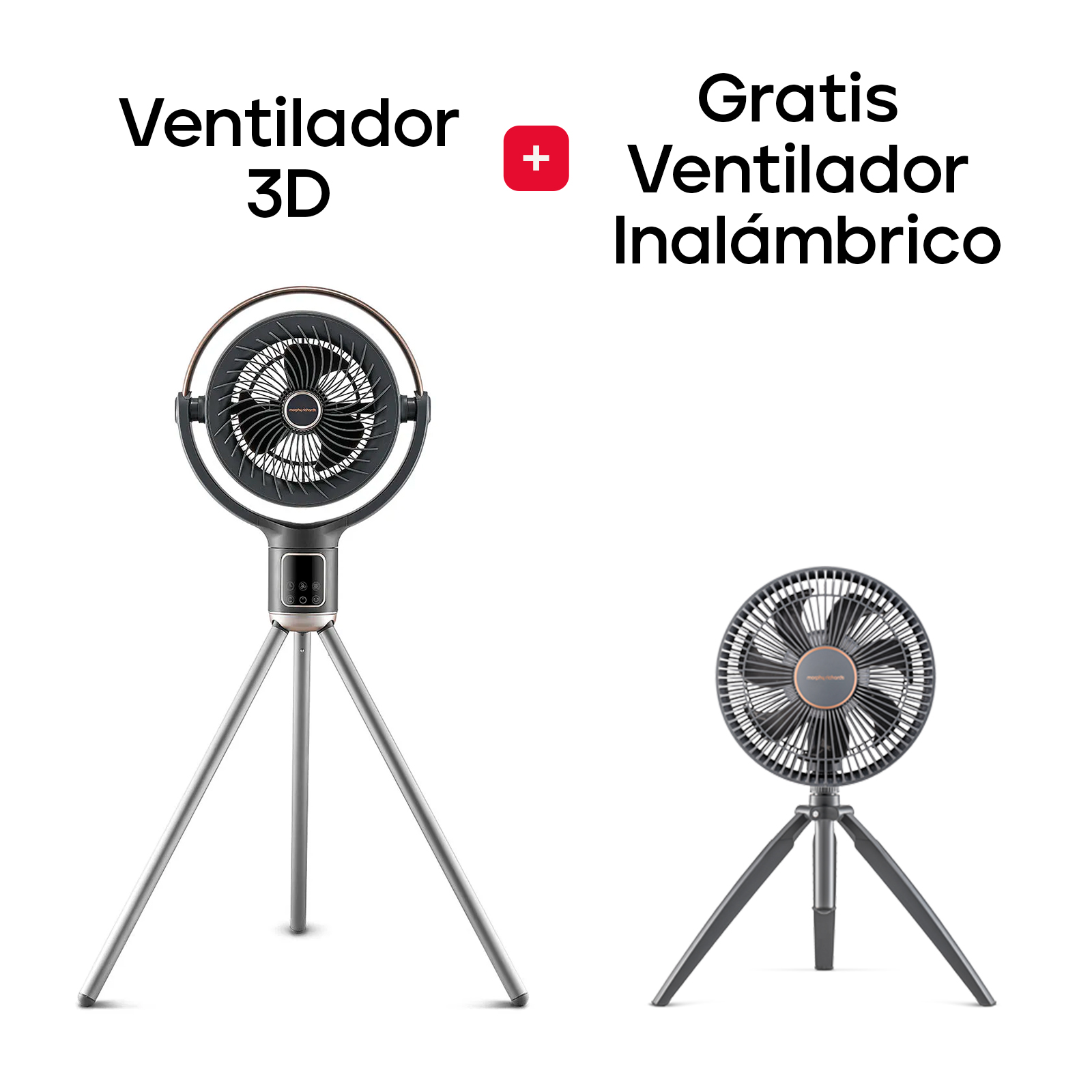 Combo ventiladores grises