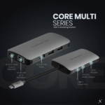 Concentrador Core C - HDMI + 3xUSB 3.0 + LAN + Lector de tarjetas + Audio + PD - Imagen de 2