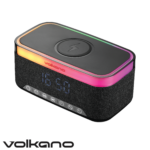 Reloj Despertador Volkano Radiant 2 con Carga Inalambrica y Altavoz - Negro - Imagen de 2